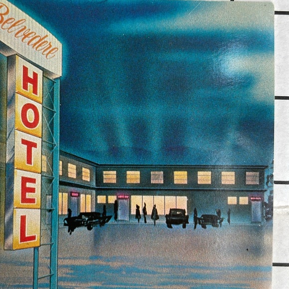 Vintage postcard of the Belvedere Hotel, Watson Lake, Yukon Territory, Canada - Picture 3 of 7